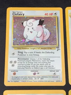 Vintage Holo Rare Pokemon Cards WOTC 1999/2000 - Base Set 2, Fossil Jungle MP/HP - Image 2