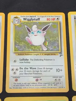 Vintage Holo Rare Pokemon Cards WOTC 1999/2000 - Base Set 2, Fossil Jungle MP/HP - Image 3