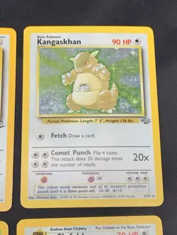 Vintage Holo Rare Pokemon Cards WOTC 1999/2000 - Base Set 2, Fossil Jungle MP/HP - Image 4