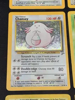 Vintage Holo Rare Pokemon Cards WOTC 1999/2000 - Base Set 2, Fossil Jungle MP/HP - Image 5