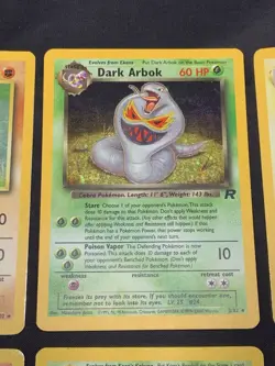 Vintage Pokemon Cards Holo Rare WOTC Lot Gym Challenge Team Rocket, Base MP/HP - Image 3