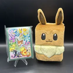 POKEMON PRISMATIC EVOLUTIONS SPC EEVEE DECK BOX + EXCLUSIVE CARD SLEEVE PACK - Image 1