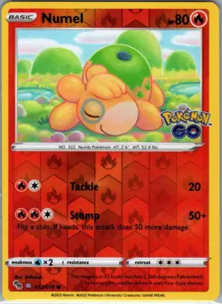 Numel (Peelable Ditto) 013/078 Pokemon GO - Pokemon Card - NM - Image 1