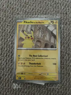 Pikachu At The Museum Pokemon Card Promo - Image 1