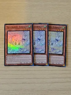 Yu-Gi-Oh! Mulcharmy Fuwalos 1st Edition Super Rare RA04-EN050 X3 - Image 1