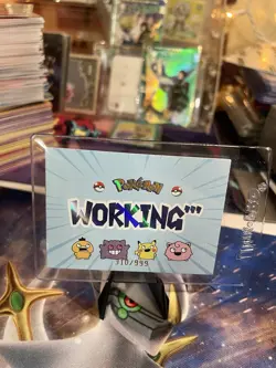WORKING JIGGLYPUFF MENGKA TCG HIT SERIALIZED RARE FAN ART CARD 310/999 - Image 2