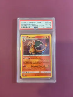 2019 Pokemon P.M.SM Black Star Promo HOLO CHARIZARD #SM226 - PSA 8 NM-Mint - Image 1