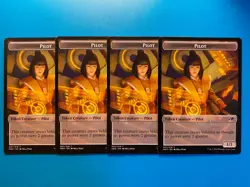 MTG 4x Pilot Token # 1 Kamigawa: Neon Dynasty Magic the Gathering x4 NM - Image 1