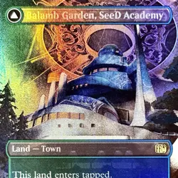 Balamb Garden, Seed Academy (Borderless) - FOIL - MTG - FIN - 0354 - RARE ~ NM - Image 1