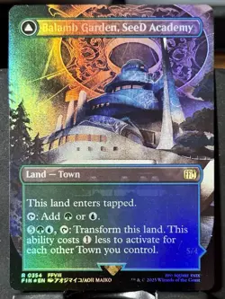Balamb Garden, Seed Academy (Borderless) - FOIL - MTG - FIN - 0354 - RARE ~ NM - Image 3