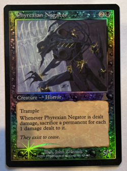 Phyrexian Negator FOIL - Urza’s Destiny 1999 MTG Magic the Gathering - EX/NM - Image 1