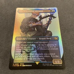 The Wandering Minstrel #0403 (Borderless) Portrait - FOIL Final Fantasy NM/M - Image 2