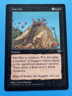 Carrion - Light Play - English Mirage MTG Magic The Gathering - Image 1