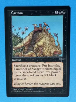 Carrion - Light Play - English Mirage MTG Magic The Gathering - Image 3