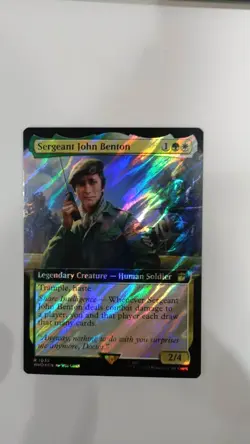 Sergeant John Benton (Extended Art) (Surge Foil) - Universes Beyond: Doctor Who - Image 1