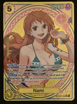 One Piece TCG EB-03 Nami EB-053 (SP) Heroines Edition Special Rare English MINT - Image 1