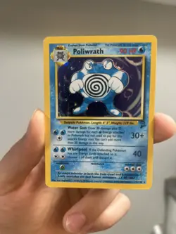 Poliwrath Holo 15/130 Base Set 2 Unlimited Holo Rare Pokemon TCG WOTC LP/NM - Image 1