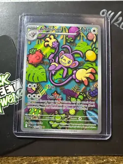 Ambipom Illustration Rare 107/094, Phantasmal Flames, Full Art Holo, Pokemon TCG - Image 3