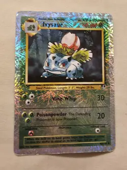 Ivysaur Reverse Foil Pokemon Legendary Collection #47 2002 PSA 1 Contender! - Image 1