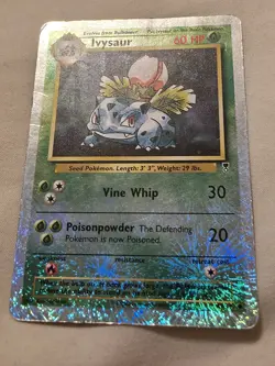 Ivysaur Reverse Foil Pokemon Legendary Collection #47 2002 PSA 1 Contender! - Image 3