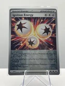 Ignition Energy Holo 086/086 White Flare Pokemon TCG Special Energy NM - Image 1