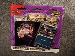 Pokemon Ascended Heroes Ghastly Tech Sticker Collection New & Sealed - UK Seller - Image 1