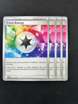 4x Prism Energy 086/086 x4 - Black Bolt - Pokemon Playset - Image 1