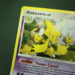 FART WHOLE SWIRL 🌀💫 HOLO BLEED Alakazam 2/123 Mysterious Treasures Pokemon - Image 2
