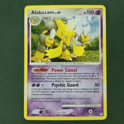 FART WHOLE SWIRL 🌀💫 HOLO BLEED Alakazam 2/123 Mysterious Treasures Pokemon - Image 3