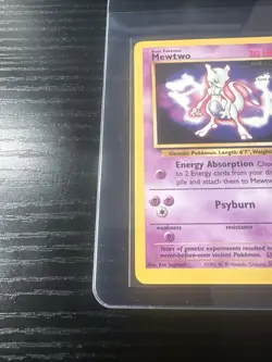 Mewtwo #3 Black Star Promo WOTC Vintage Pokemon - Image 2