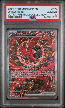 Oricorio EX 024 Mega Charizard X Ultra-premium Collection Pokemon PSA 10 - Image 1