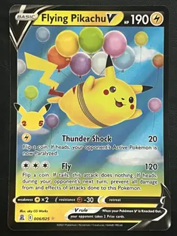 Pokemon Flying Pikachu V - Celebrations - 006/025 NM2 - Image 1