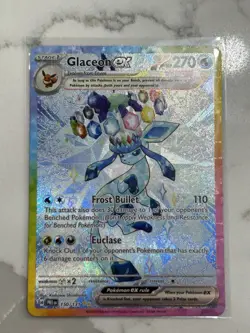 Pokemon Glaceon EX 150/131 Prismatic Evolutions Special Illustration Rare Holo - Image 1