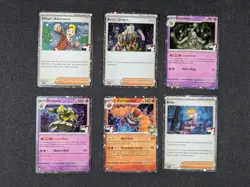 Lot of 6 Play Pokemon League Prize Pack Holos - Image 1
