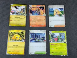 Lot of 6 Play! Pokemon League Prize Pack Holos - Image 1