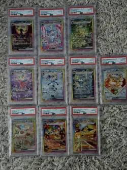 2024 Pokemon SV8a JPN Full Terastal Festival Eevee Evolution Set PSA 10 Gem Mint - Image 1