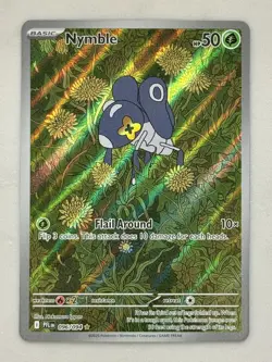Pokemon Nymble 096/094 Phantasmal Flames Full Art Illustration Rare - NM/Mint - Image 1