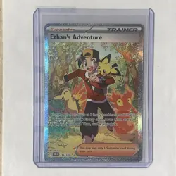Pokemon TCG: Ethan's Adventure 236/182 Sv10: Destined Rivals Holo SIR NM - Image 1