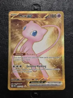 Pokemon TCG Mew ex 205/165 SV: Scarlet & Violet 151 Gold Hyper Rare NM - Image 1