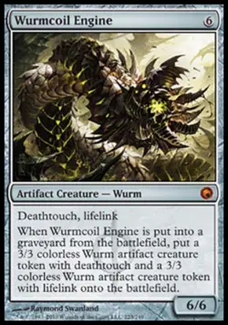 MTG English Wurmcoil Engine NM Foil Scars of Mirrodin - Image 1