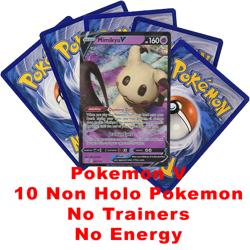 Pokemon TCG Ultra Rare Mimikyu V - 062/163 & 10 Bonus Cards - Image 1