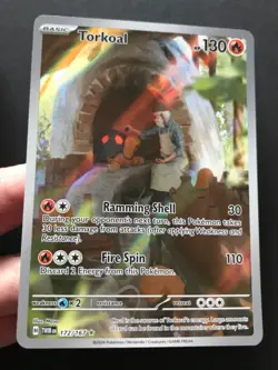 Torkoal 172/167 Twilight Masquerade ILLUSTRATION RARE HOLO Pokemon Card NM - Image 4