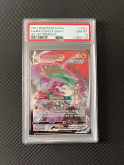 Rayquaza Vmax TG20 Silver Tempest PSA 10 Pokemon Card - Image 1