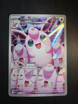 Wigglytuff 105/094 Phantasmal Flames Holo Mega E 02 pokemon trading card game - Image 1
