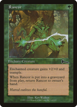 Rancor #110 (MP) Urza's Legacy ULG Magic MTG - Image 1
