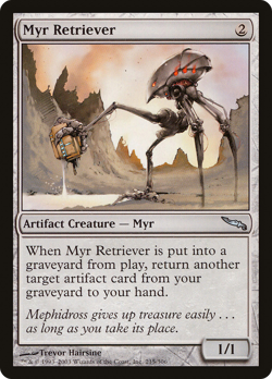 Myr Retriever #215 (MP) Mirrodin MRD Magic MTG - Image 1