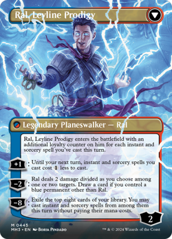 Ral, Monsoon Mage // Ral, Leyline Prodigy (Borderless) [Modern Horizons 3] Near - Image 2