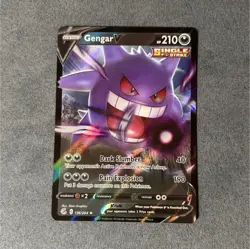 Pokemon Gengar V 156/264 Ultra Rare Holo Swsh08: Fusion Strike TCG Card English - Image 1
