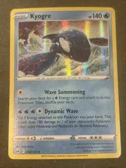 Kyogre 036/159 Crown Zenith Holo Pokemon TCG NM - Image 1
