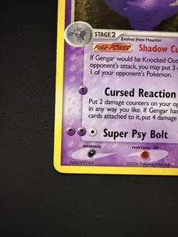 Pokemon TCG Gengar 5/92 EX Legend Maker 2006 Holo Rare Card - Image 5